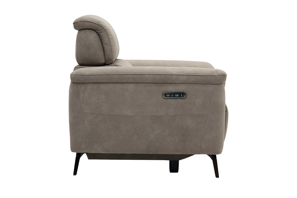 Izzy Armchair | Power Recliner | Fabric | Taupe-6