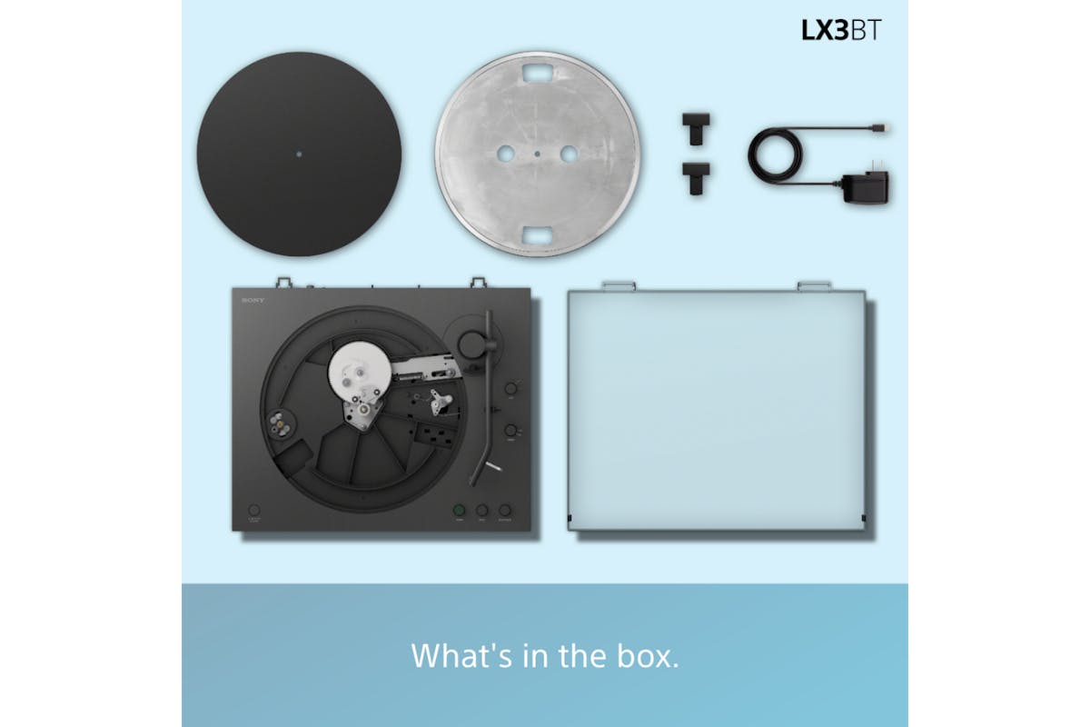 Sony Bluetooth Wireless Turntable Vinyl Record Player | PSLX3BT-10