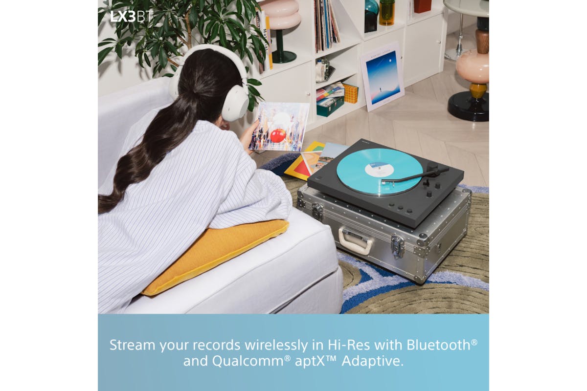 Sony Bluetooth Wireless Turntable Vinyl Record Player | PSLX3BT-4