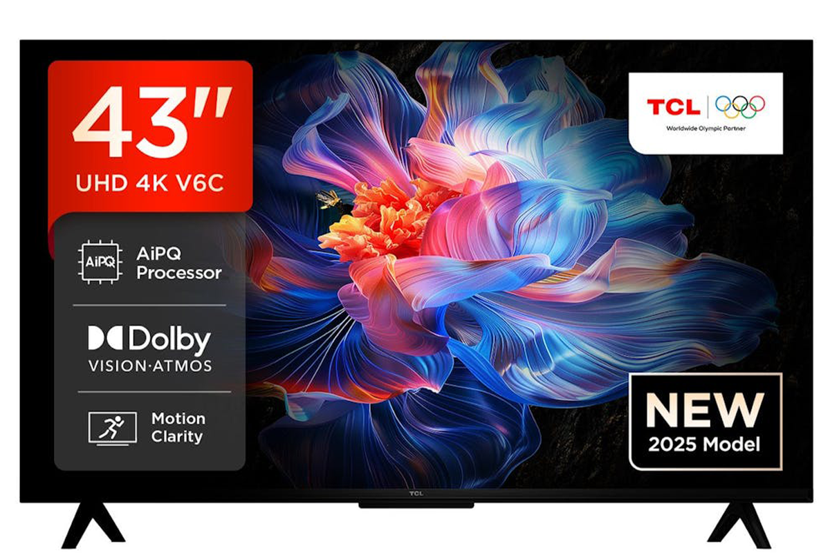 TCL 43'' Direct LED 4K HDR Smart TV | 43V6C