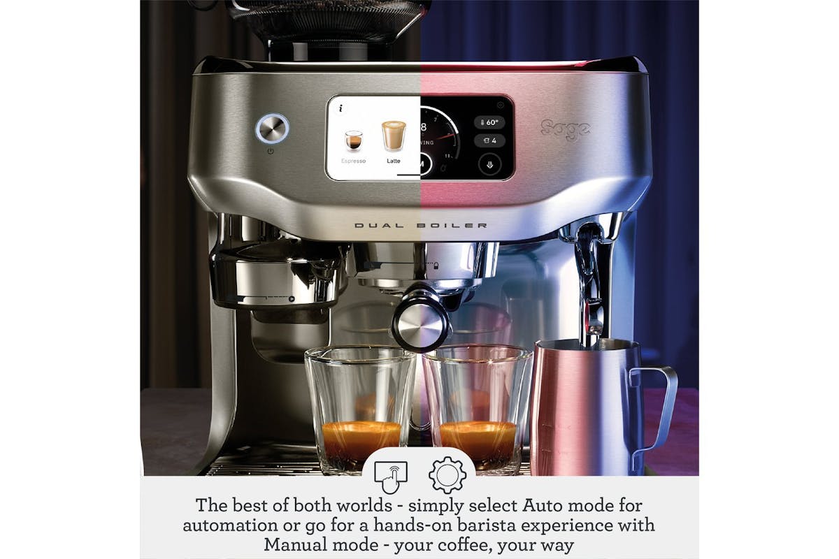 Sage The Oracle Dual Boiler Espresso Coffee Machine | SES995BTR4GUK1 | Black Truffle-2