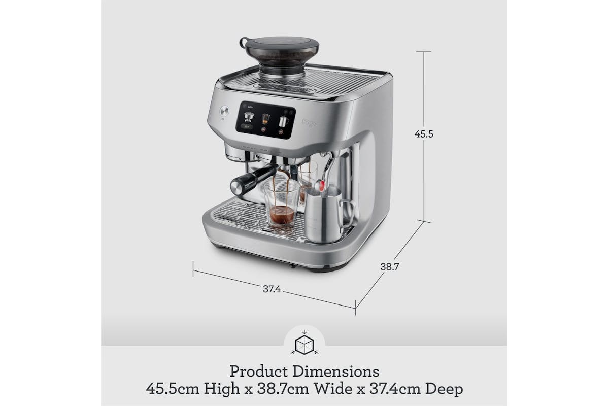 Sage The Oracle Dual Boiler Espresso Coffee Machine | SES995BTR4GUK1 | Black Truffle-5