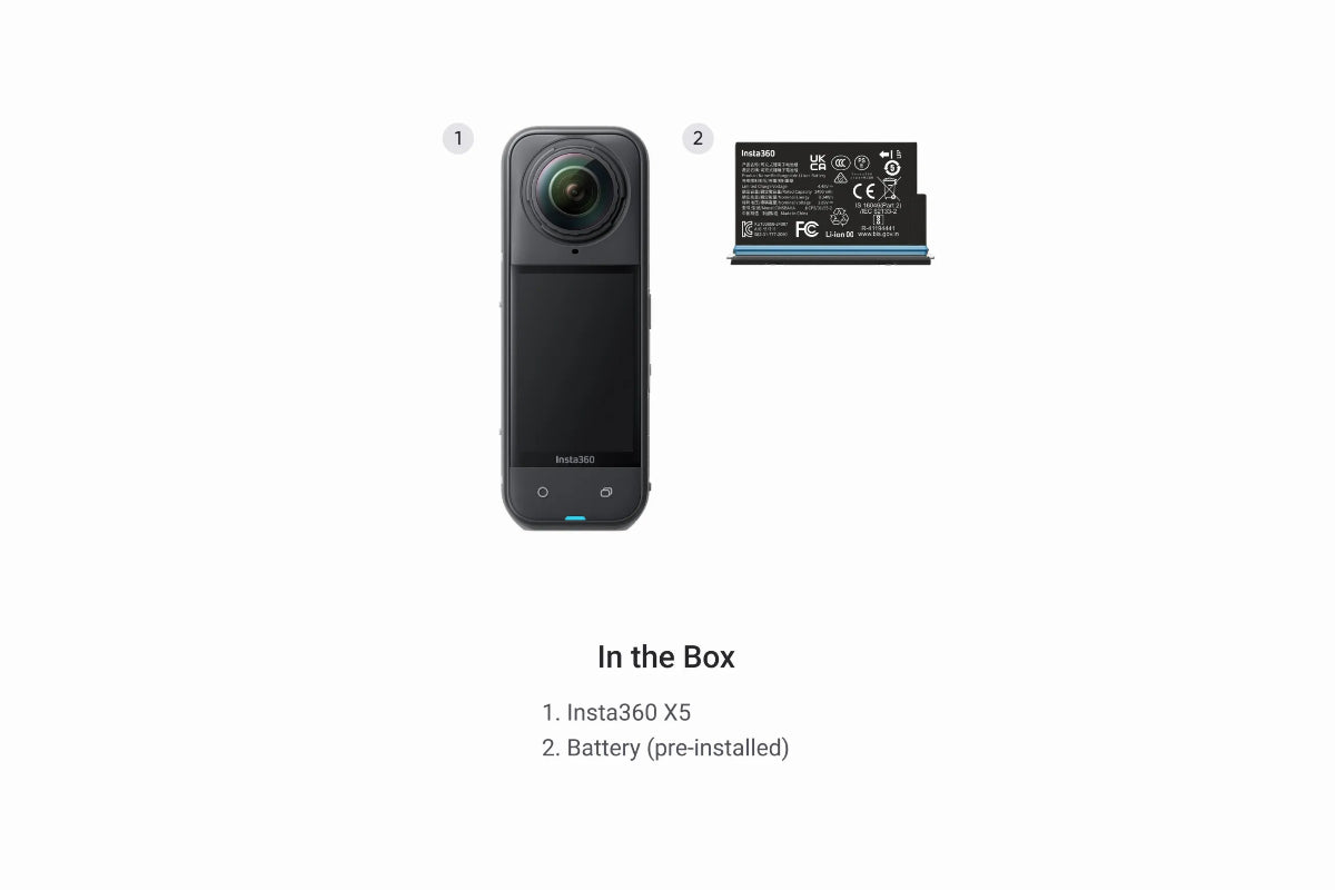 Insta360 X5 Action Camera | Midnight Black-4