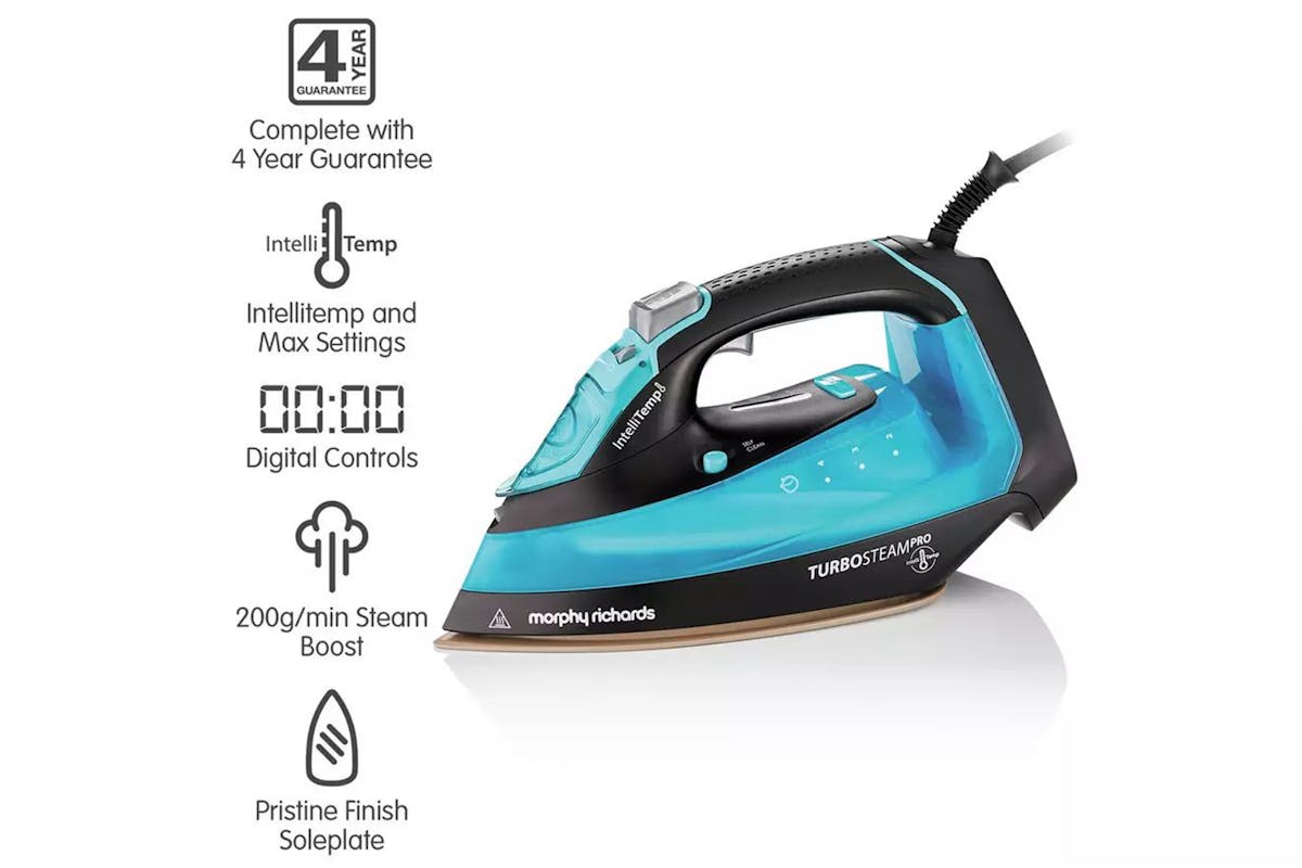 Morphy Richards 3100W Turbosteam Pro Digital Intellitemp Steam Iron | 303210-2
