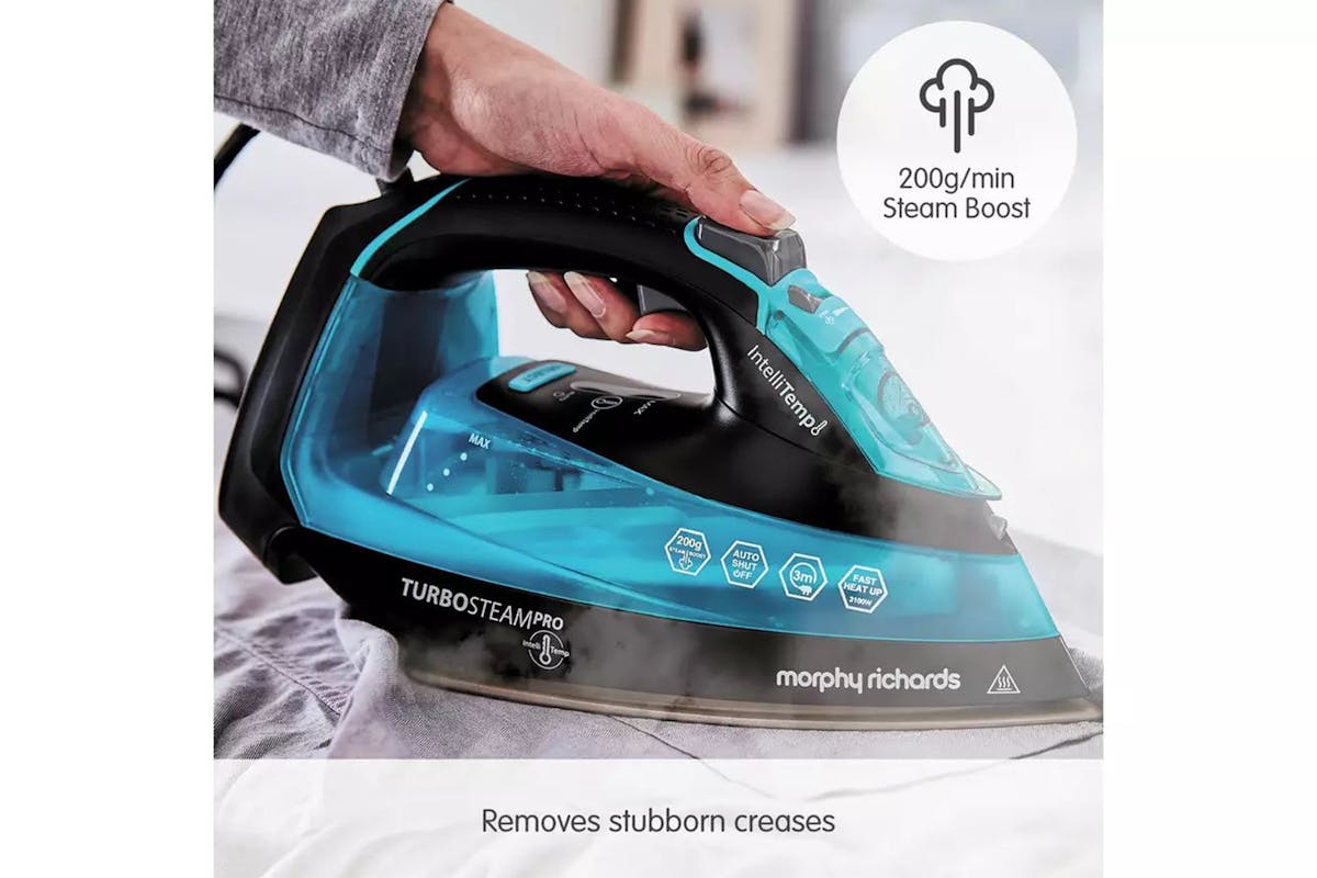 Morphy Richards 3100W Turbosteam Pro Digital Intellitemp Steam Iron | 303210-6