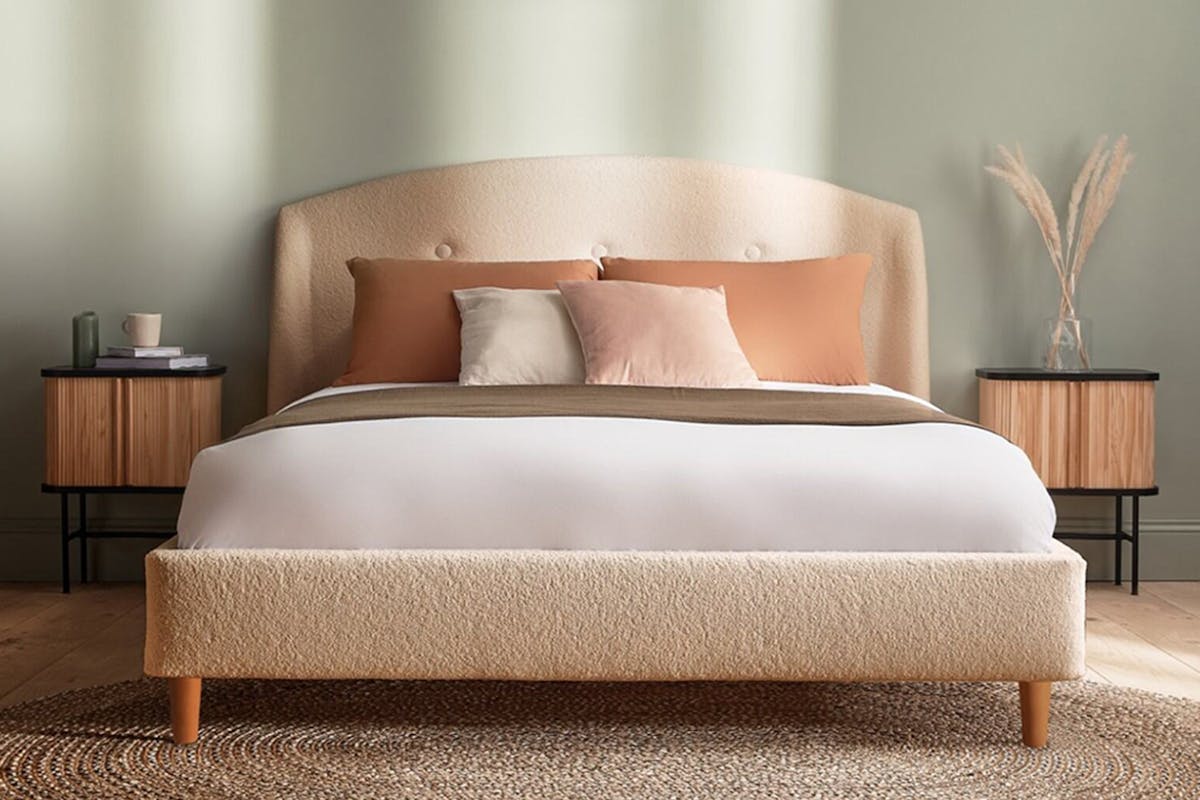 Silentnight | Evana Bed Frame with Beech Leg | King | 5ft | Colour Options-1