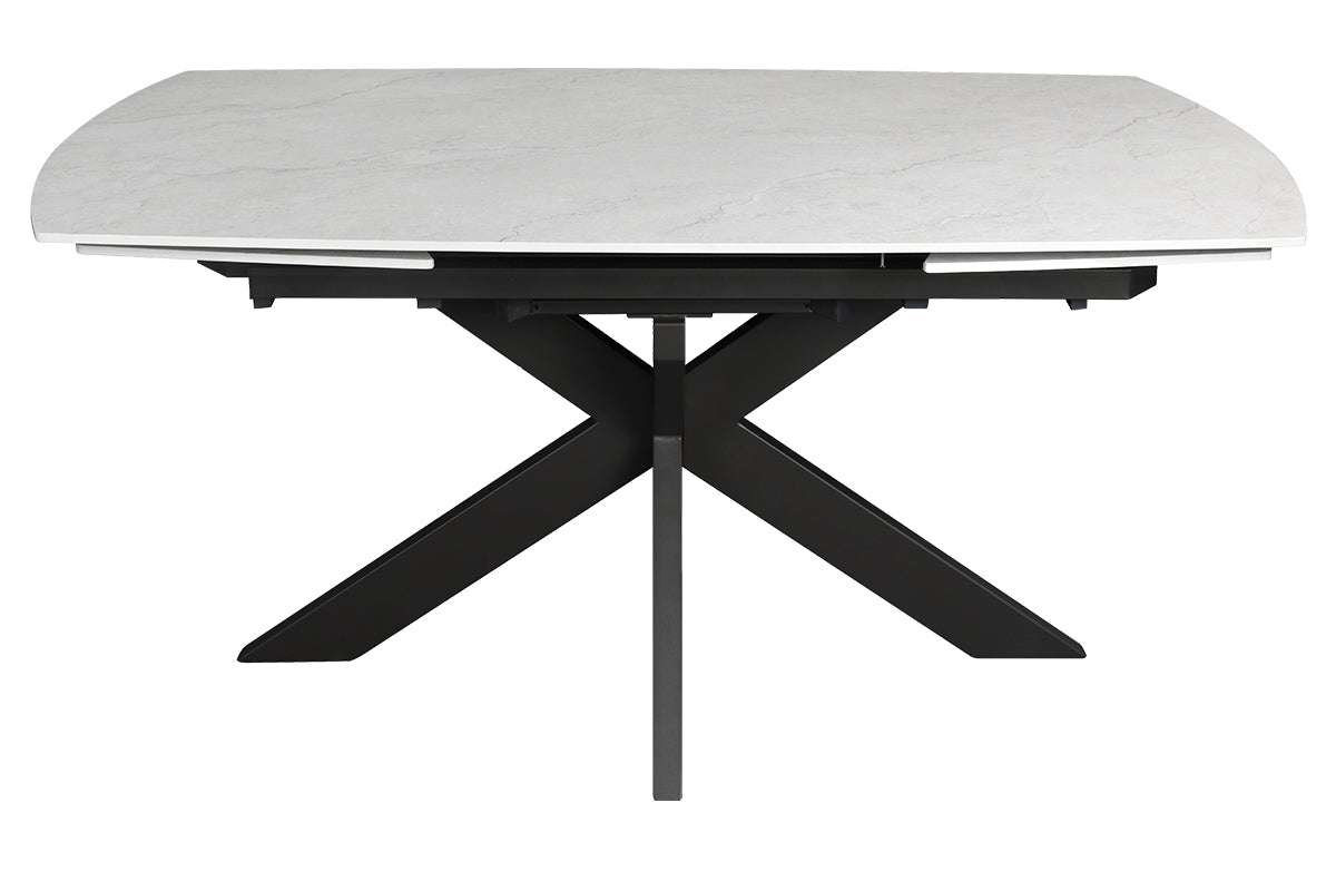 Arcadia Extending Swivel Dining Table | White