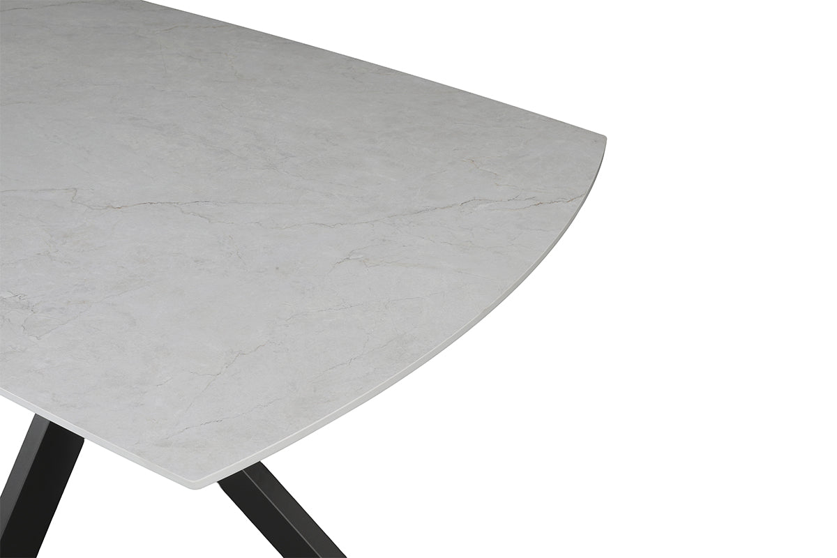 Arcadia Extending Swivel Dining Table | White-6