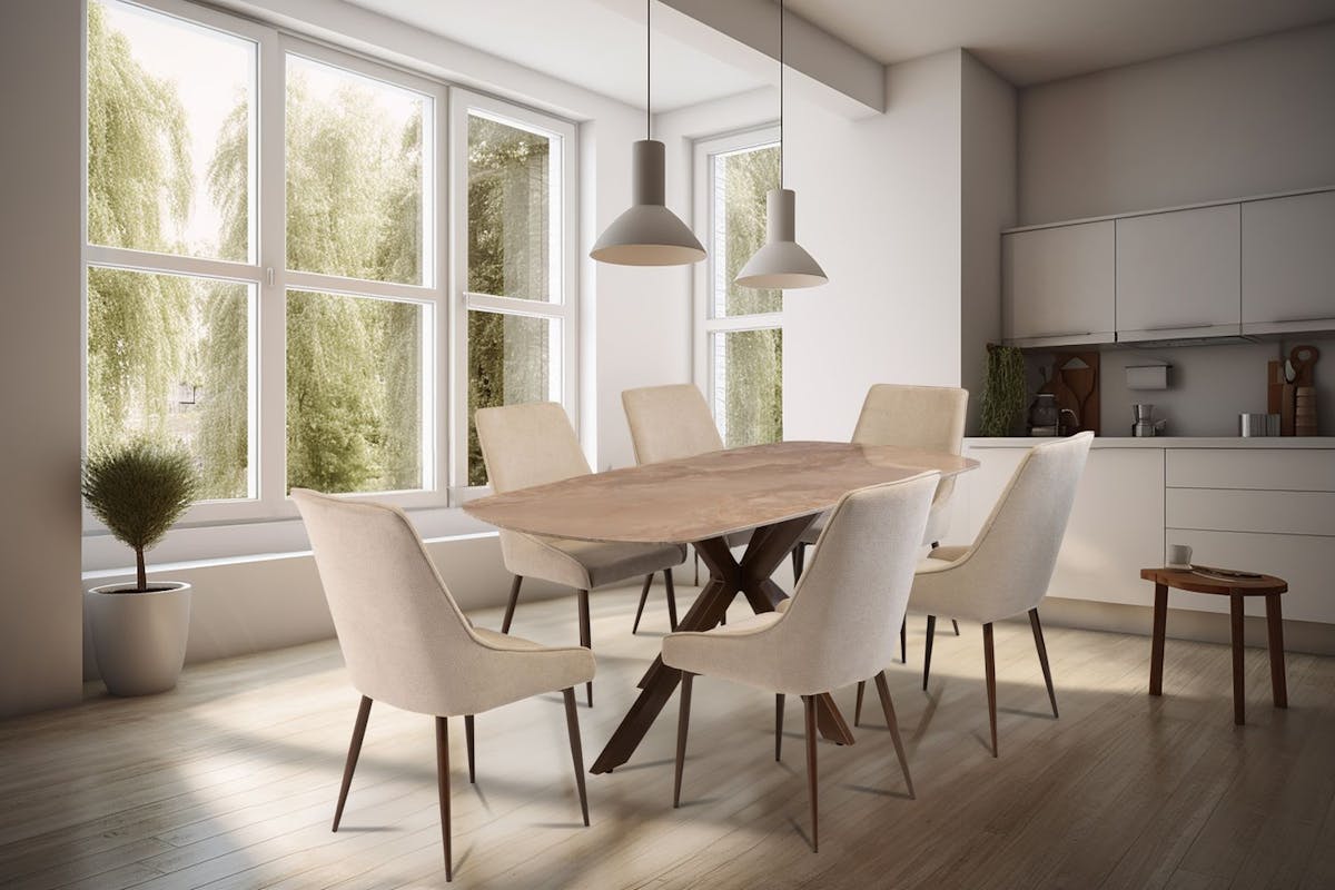 Jade Dining Chairs| Cream | Set of 2-2