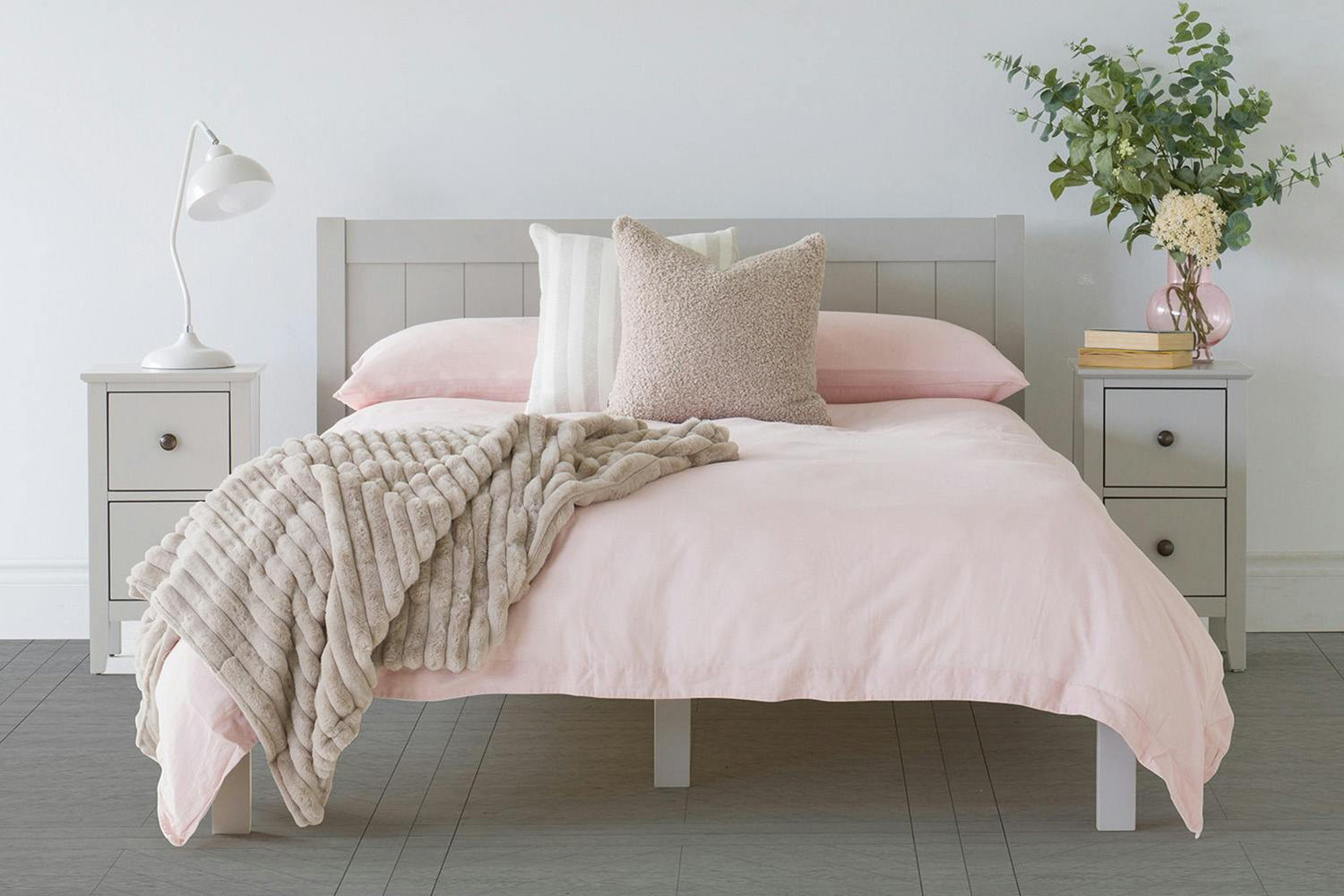 Jay Bed Frame | Small Double | 4ft | Grey