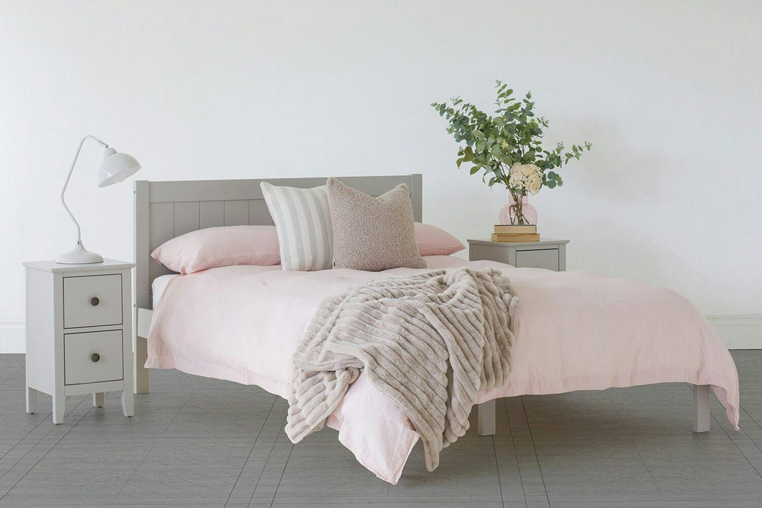 Jay Bed Frame | Small Double | 4ft | Grey-8