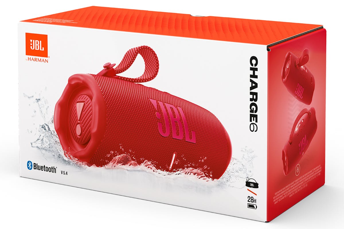 JBL Charge 6 Portable Bluetooth Speaker | Red-11