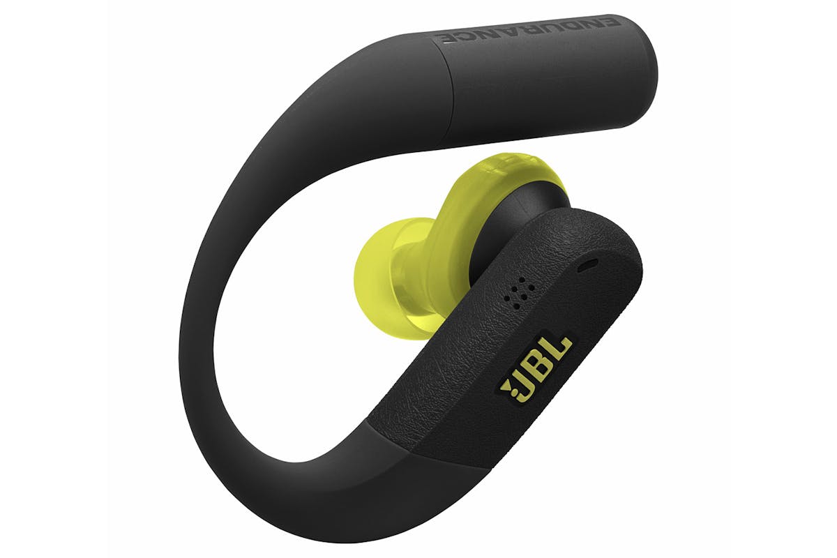 JBL Endurance Peak 4 Noise Cancelling Sport Earbuds | Black/Lime-6