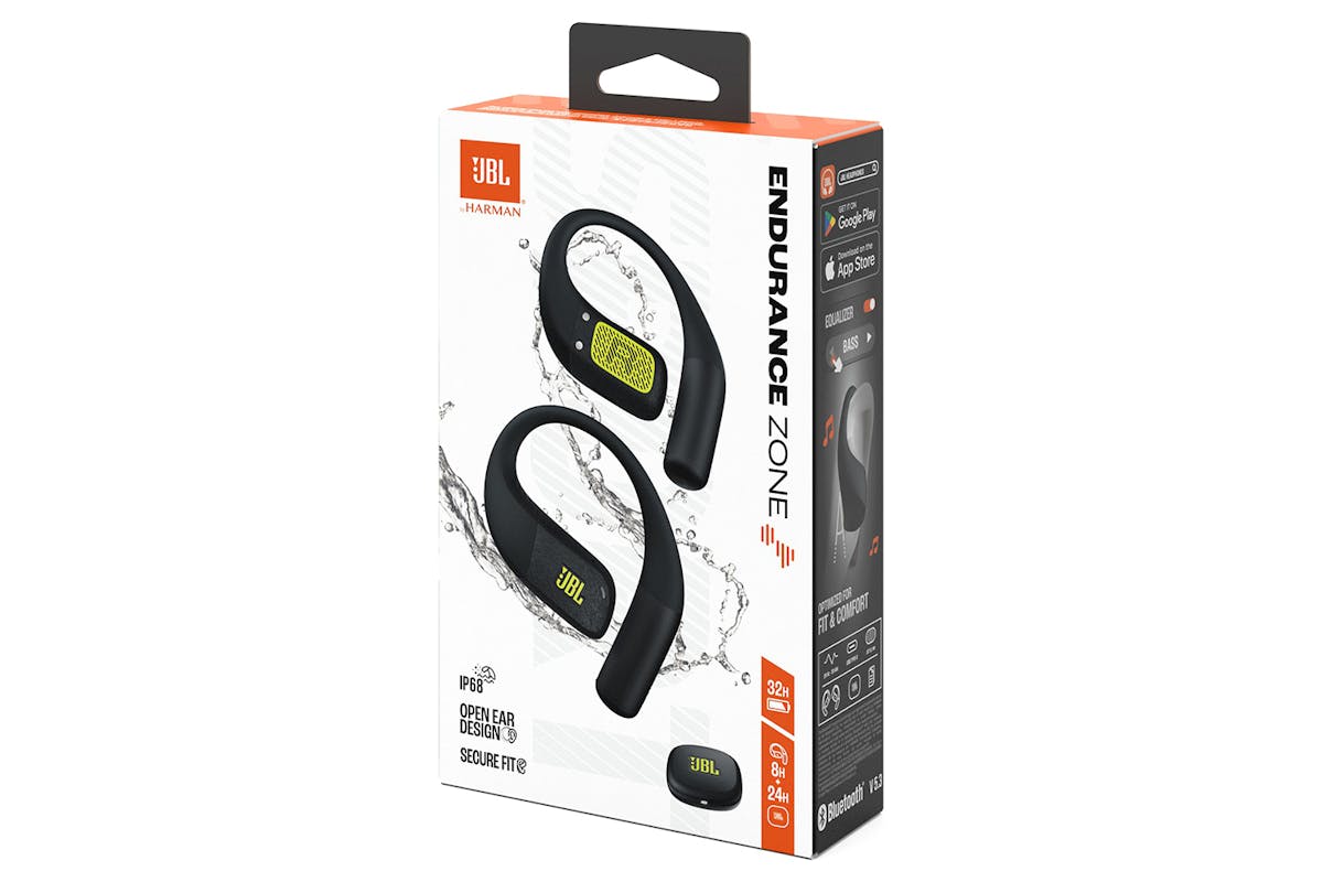 JBL Endurance Zone Open-Ear Wireless Sports Earbuds | Black/Lime-6