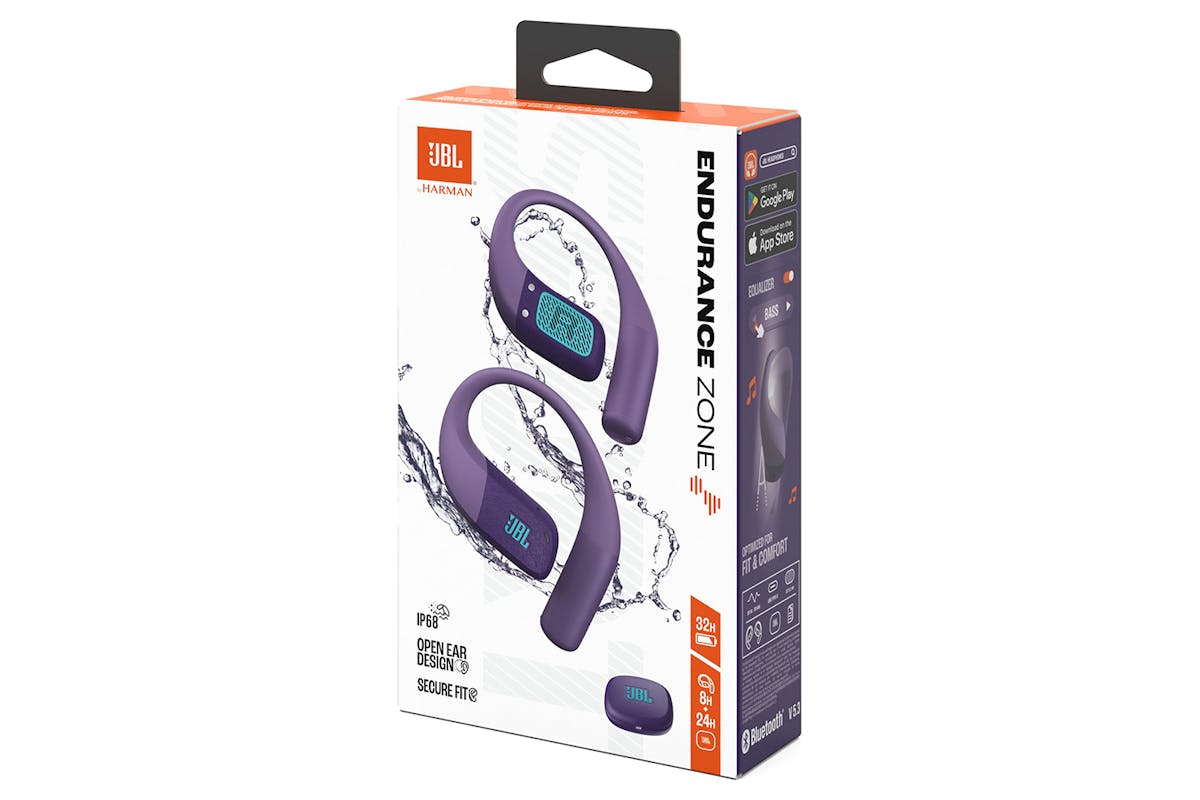 JBL Endurance Zone Open-Ear Wireless Sports Earbuds | Purple-6