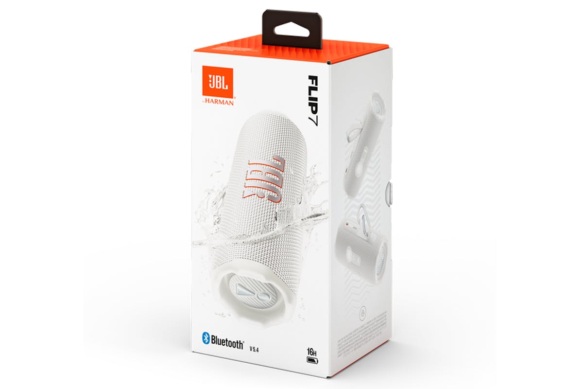 JBL Flip 7 Portable Bluetooth Speaker | White-13