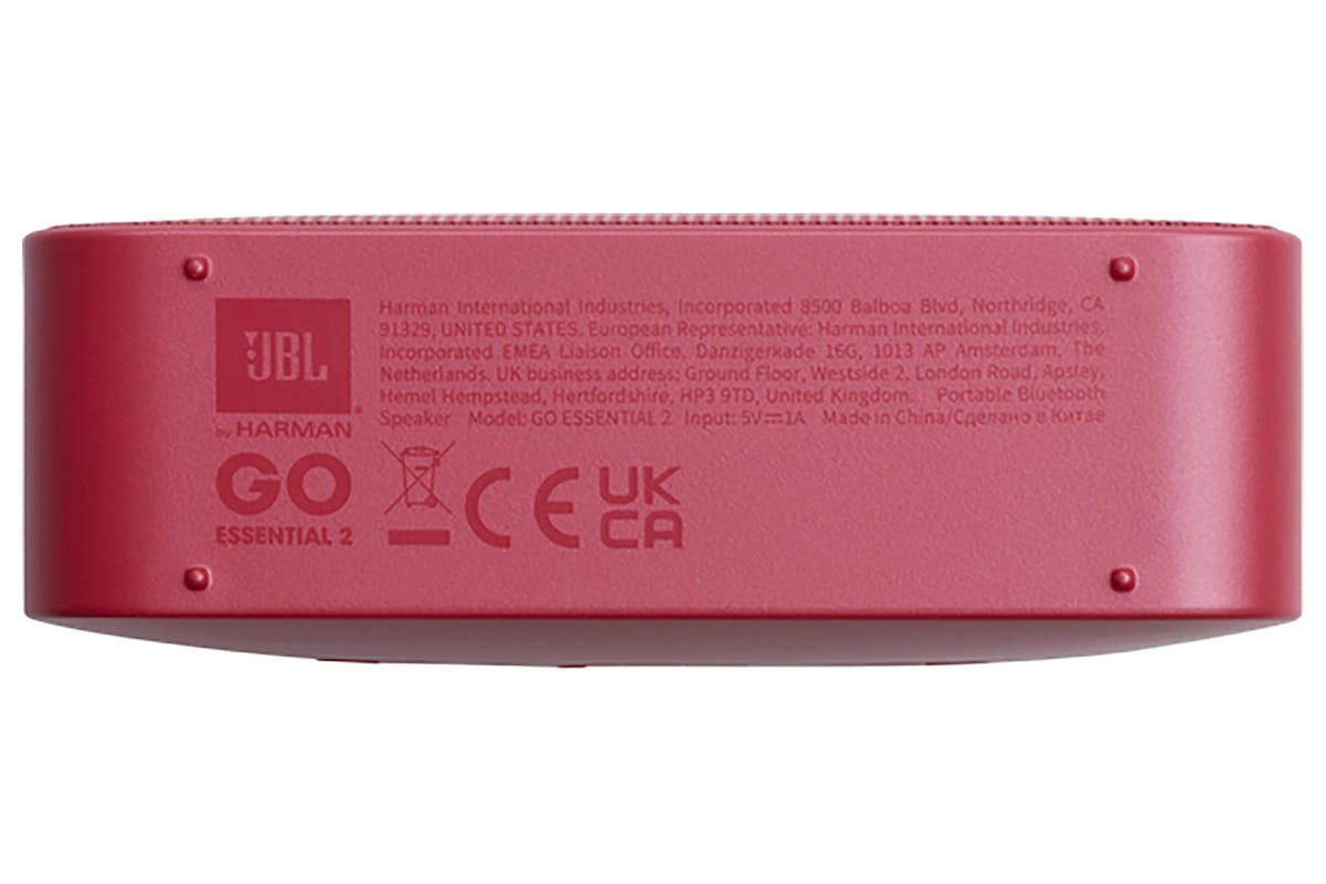 JBL Go Essential 2 Portable Bluetooth Speaker | Red-7