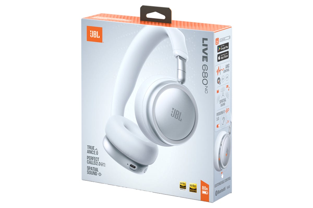 JBL Live 680NC Wireless On-Ear Headphone | White-9