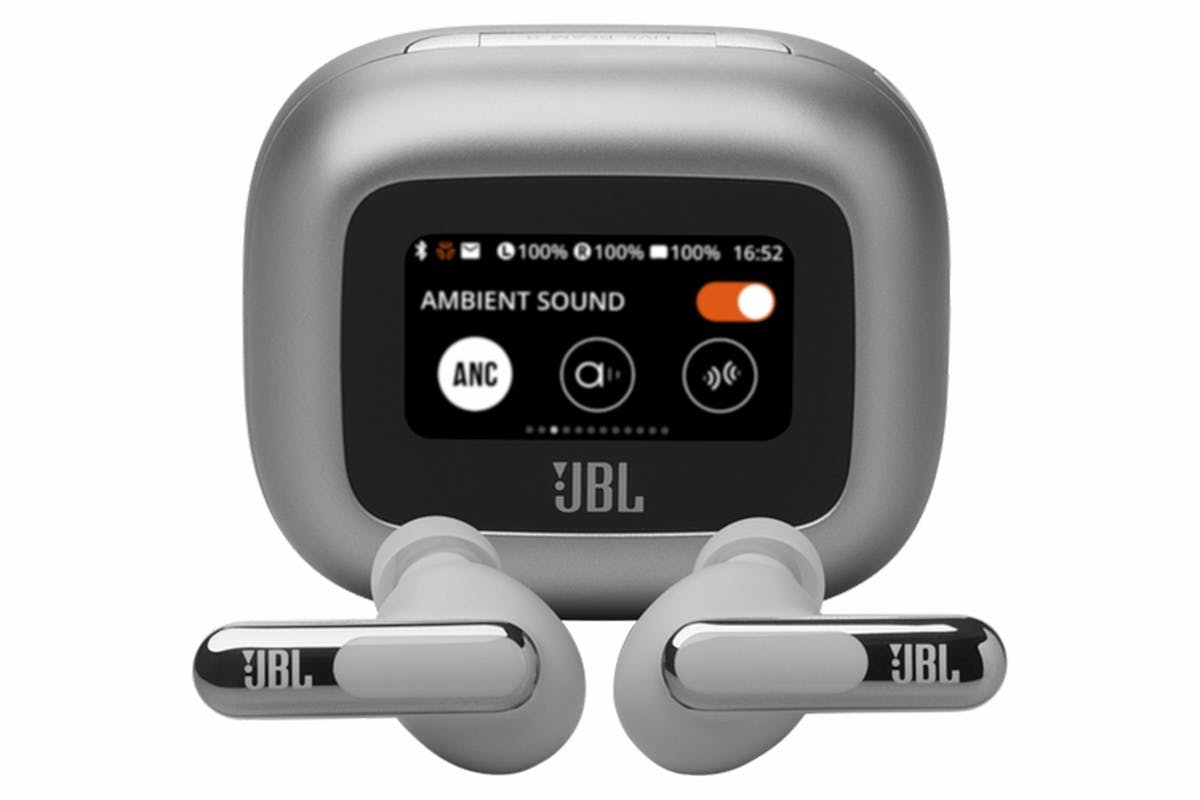JBL Live Beam 3 In-Ear True Wireless Noise Cancelling Earbuds | Silver