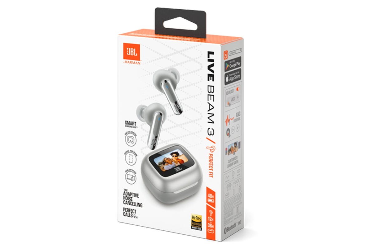 JBL Live Beam 3 In-Ear True Wireless Noise Cancelling Earbuds | Silver-12