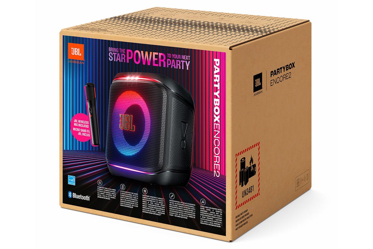 JBL PartyBox Encore 2 Portable Party Speaker with Mic | Black-13