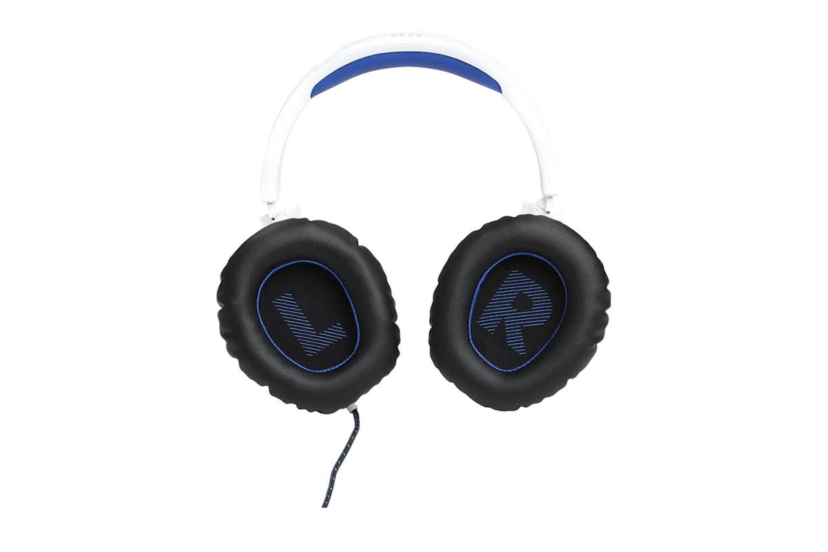 JBL Quantum 100P Console Gaming Headset | White/Blue-4