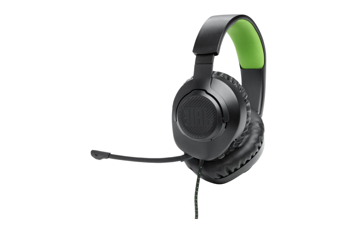 JBL Quantum 100X Console Gaming Headset | Black/Green-2