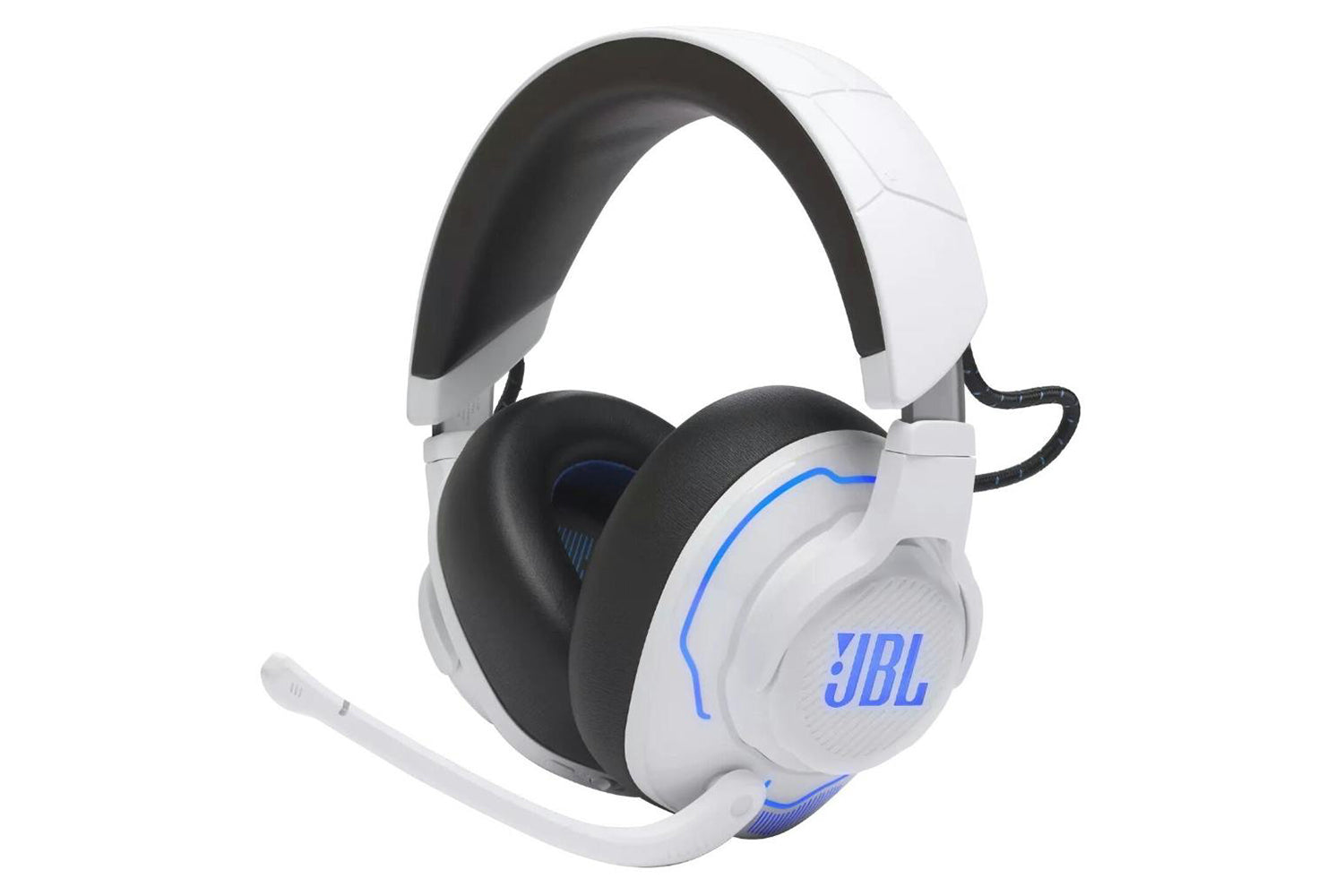 JBL Quantum 910P Console Over-Ear Noise Cancelling Headphone for PlayStation | White-7