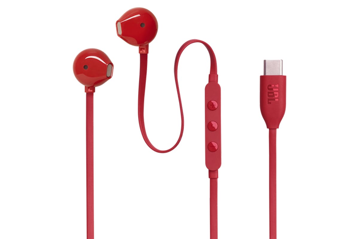 JBL Tune 305C USB-C In-Ear Earphones | Red-7