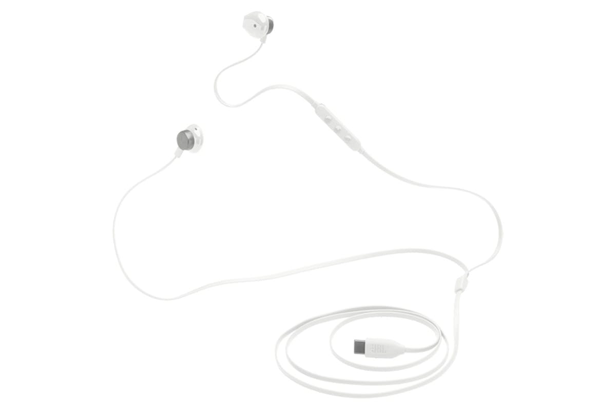 JBL Tune 305C USB-C In-Ear Earphones | White-6