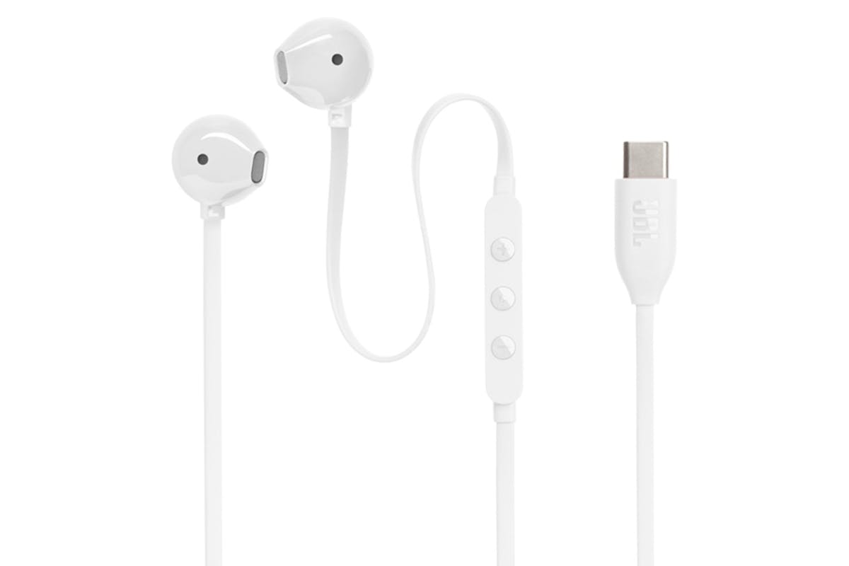 JBL Tune 305C USB-C In-Ear Earphones | White-7