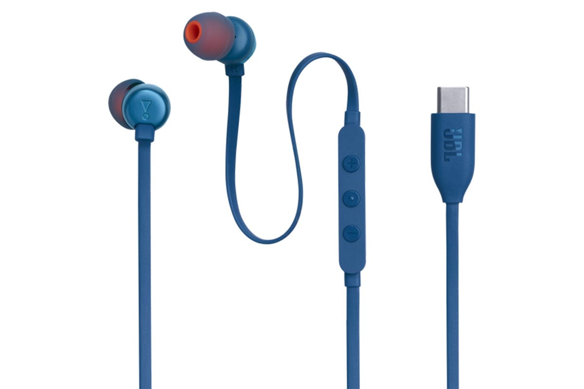 JBL Tune 310C USB-C In-Ear Earphones | Blue-7