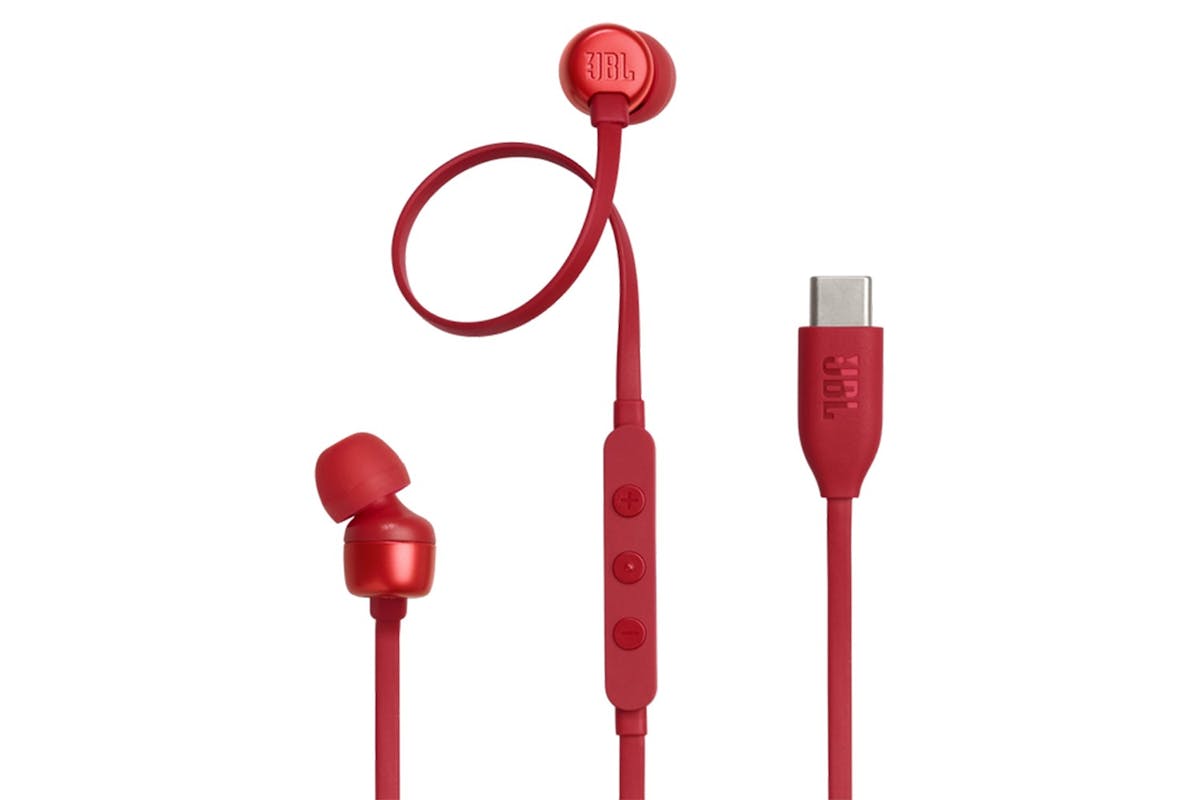 JBL Tune 310C USB-C In-Ear Earphones | Red