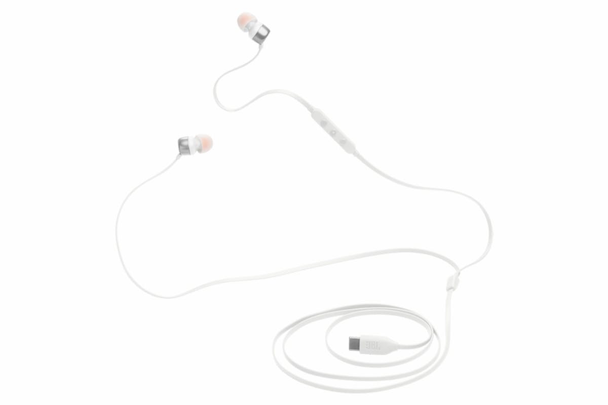 JBL Tune 310C USB-C In-Ear Earphones | White-6