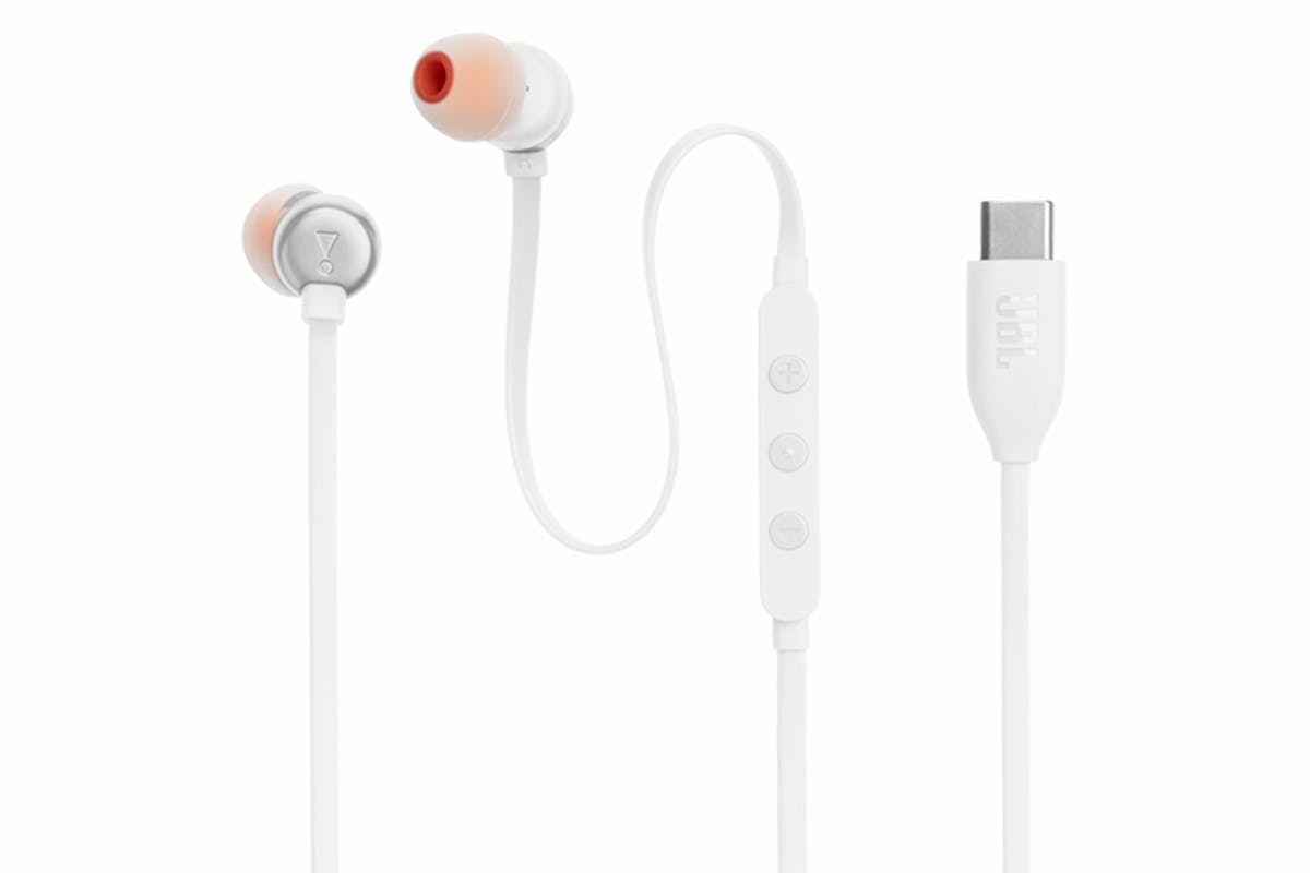 JBL Tune 310C USB-C In-Ear Earphones | White-7