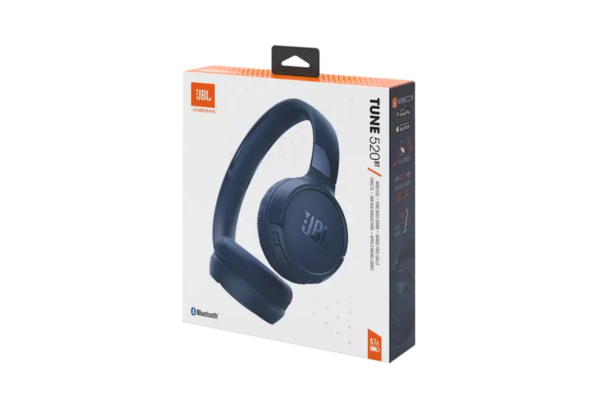 JBL Tune 520BT Wireless On-Ear Headphones | Blue-11