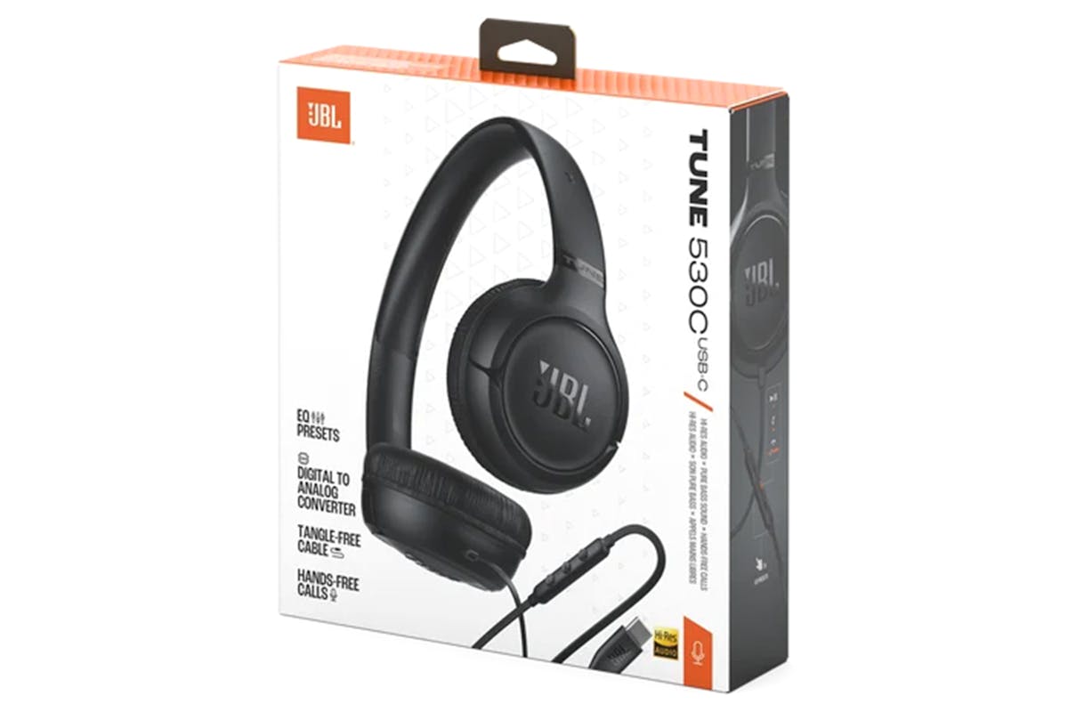 JBL Tune 530 On-Ear Wired Headphones | Black-10