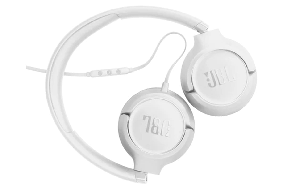 JBL Tune 530 On-Ear Wired Headphones | White-3