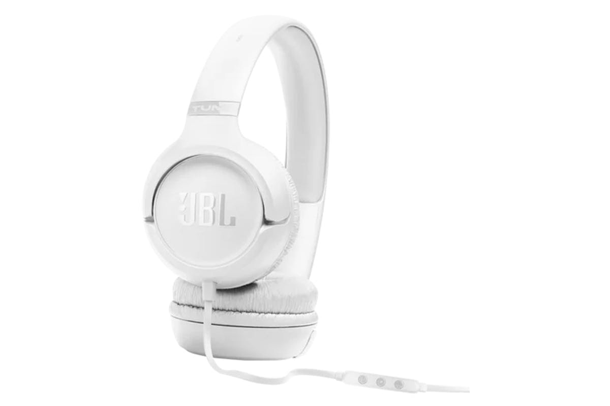 JBL Tune 530 On-Ear Wired Headphones | White-5