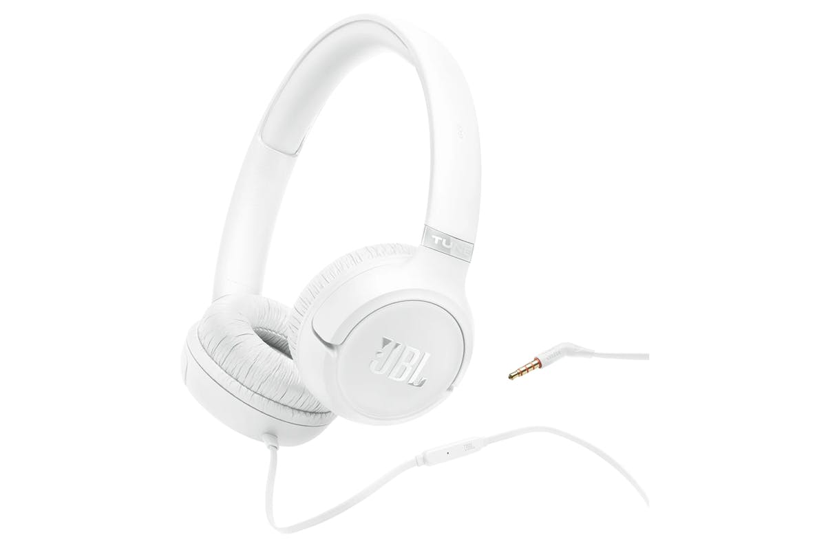 JBL Tune 530  On-Ear Wired Headphones | White