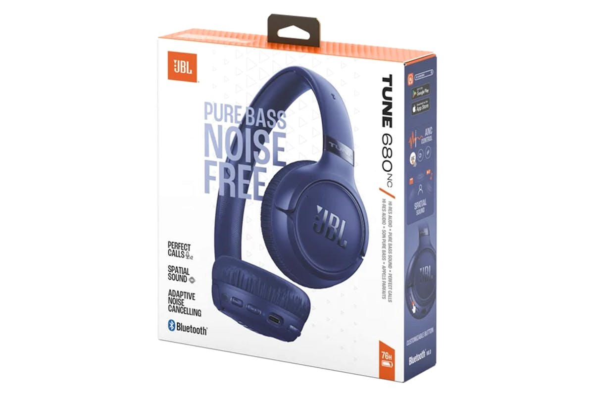 JBL Tune 680NC Wireless On-Ear Headphones | Blue-10
