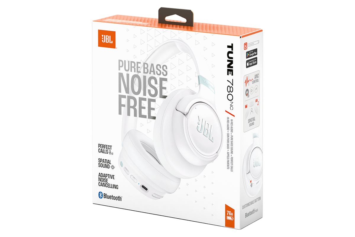 JBL Tune 780NC Wireless Over-Ear Noise Cancelling Headphones | White-10