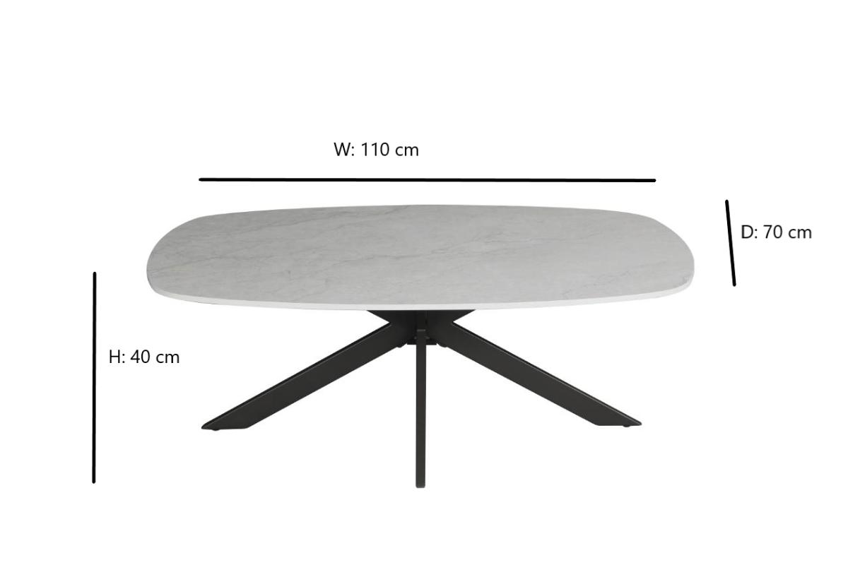 Arcadia Coffee Table | White-2