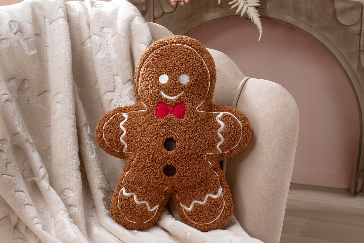 Ginger Bread Cushion | Brown | 35 x 28 cm-2
