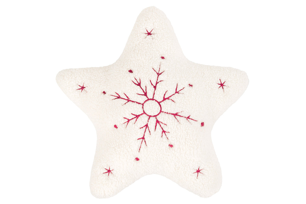 Shaped Cushion Star | White | 36 x 36 cm