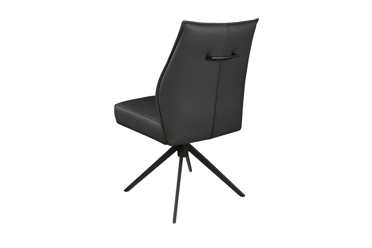 Onyx Dining Chair | Swivel | Dark Grey-5