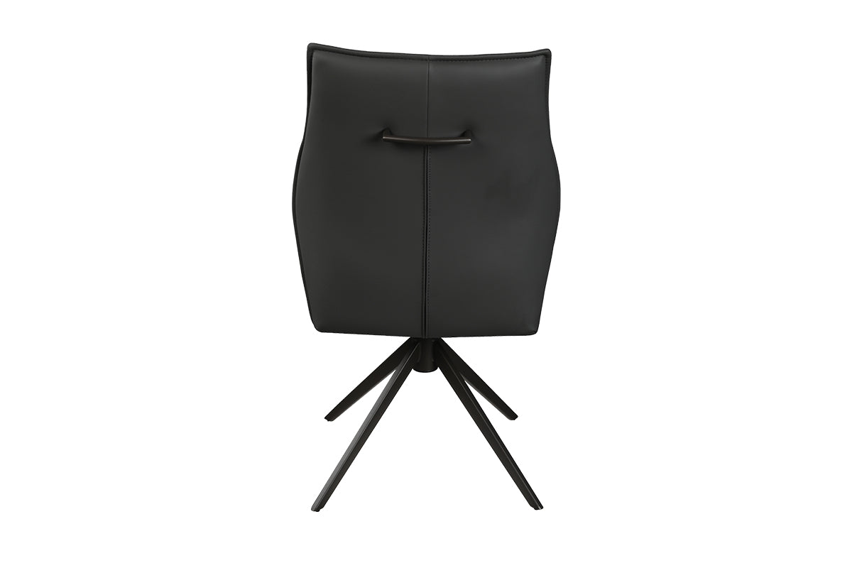 Onyx Dining Chair | Swivel | Dark Grey-6
