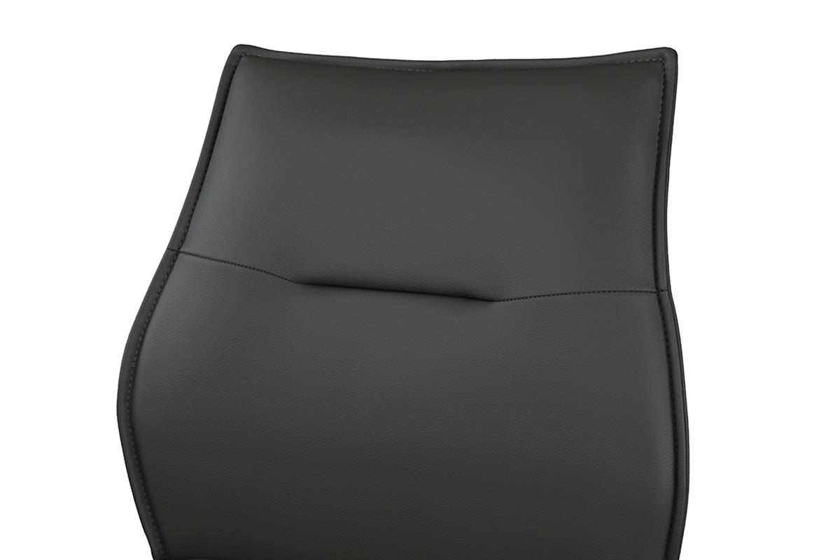 Onyx Dining Chair | Swivel | Dark Grey-7
