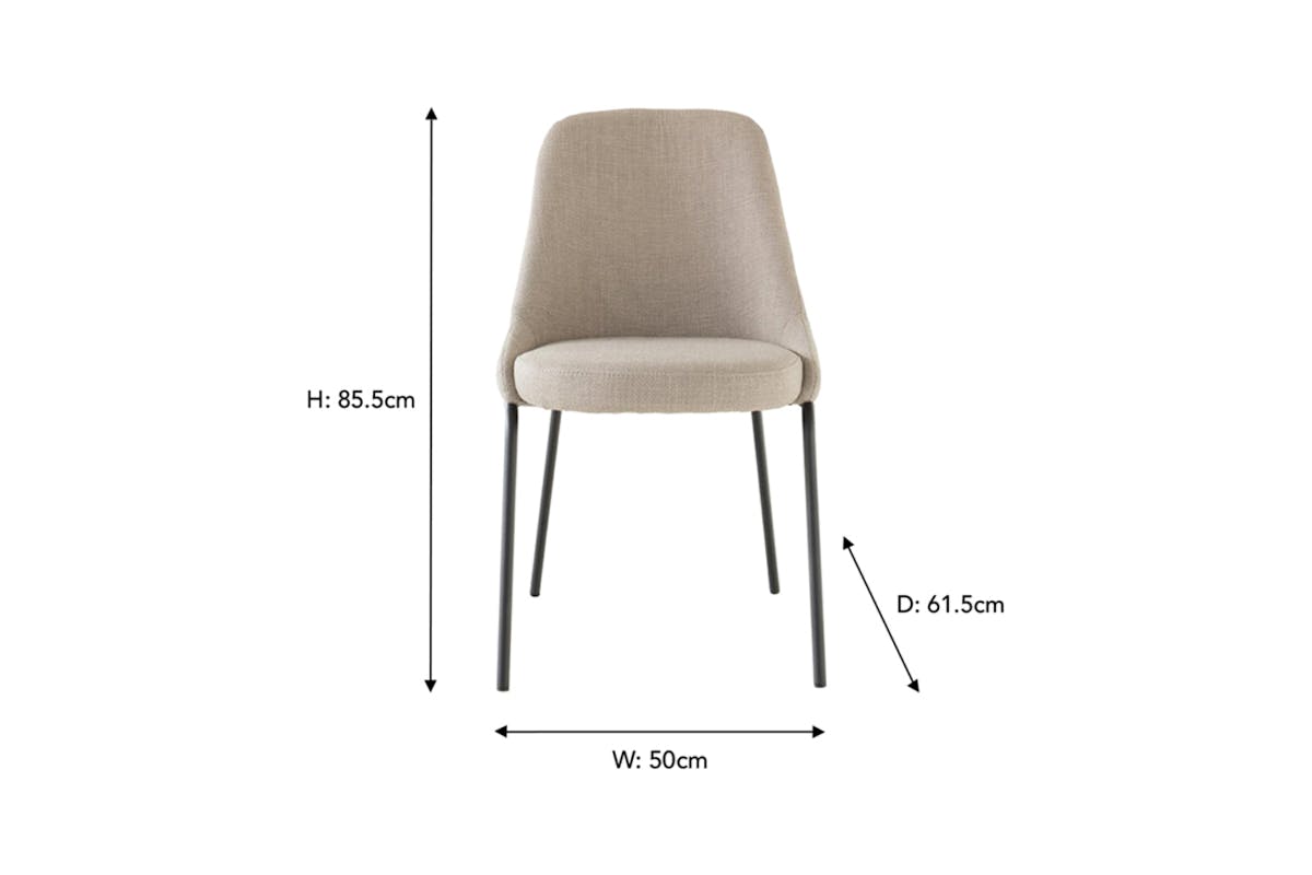 Sarno Dining Chair | Beige-3