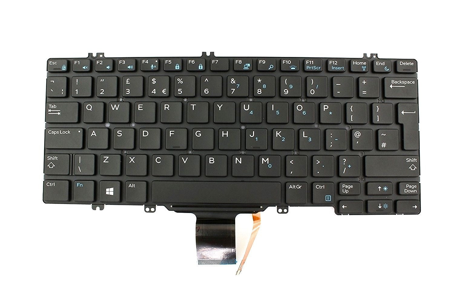 Dell Jf8w7 Uk Backlit Keyboard